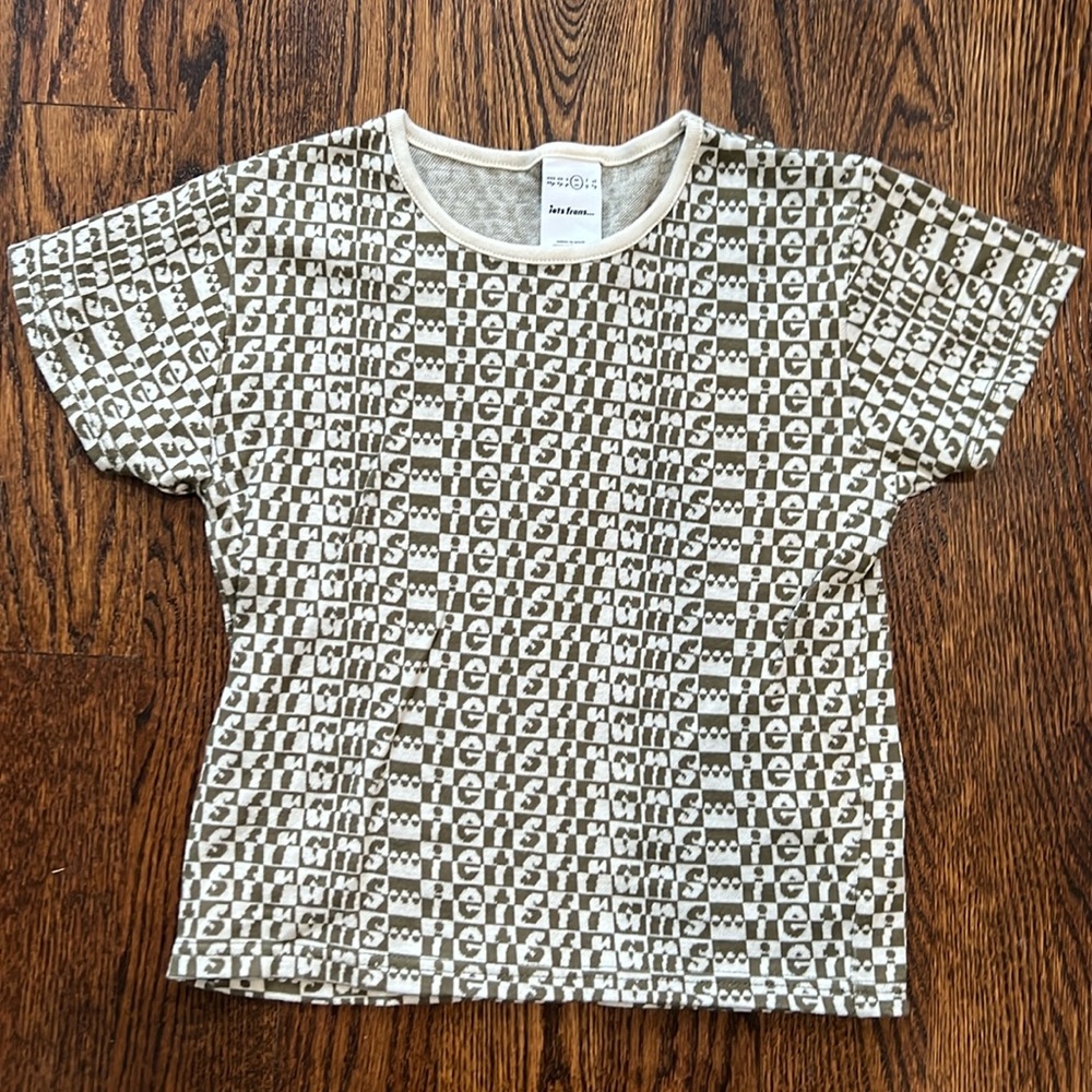 Iets Frans designer logo knit top.